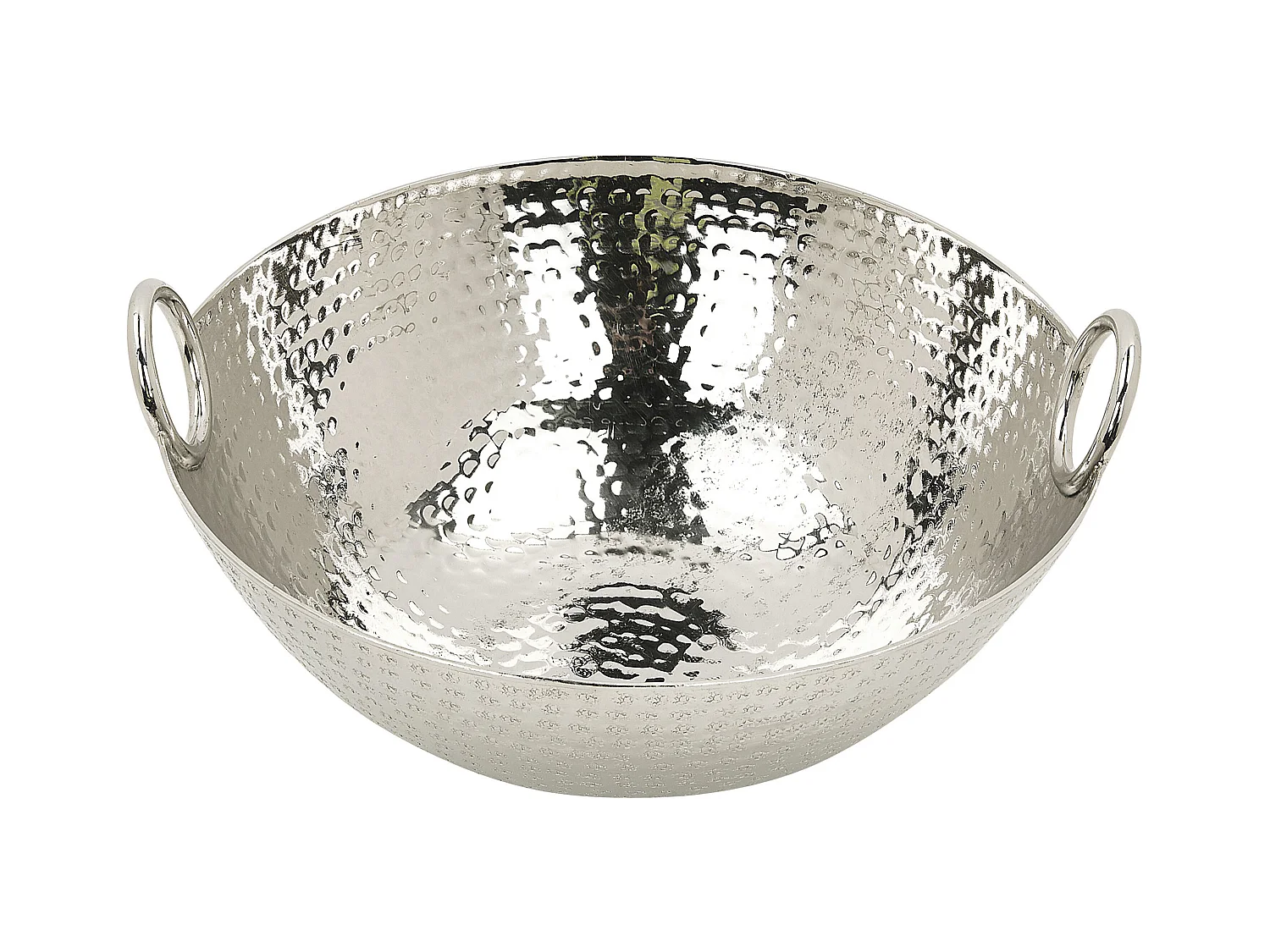 Decoratieve schaal SHIBAH Glanzend Zilver