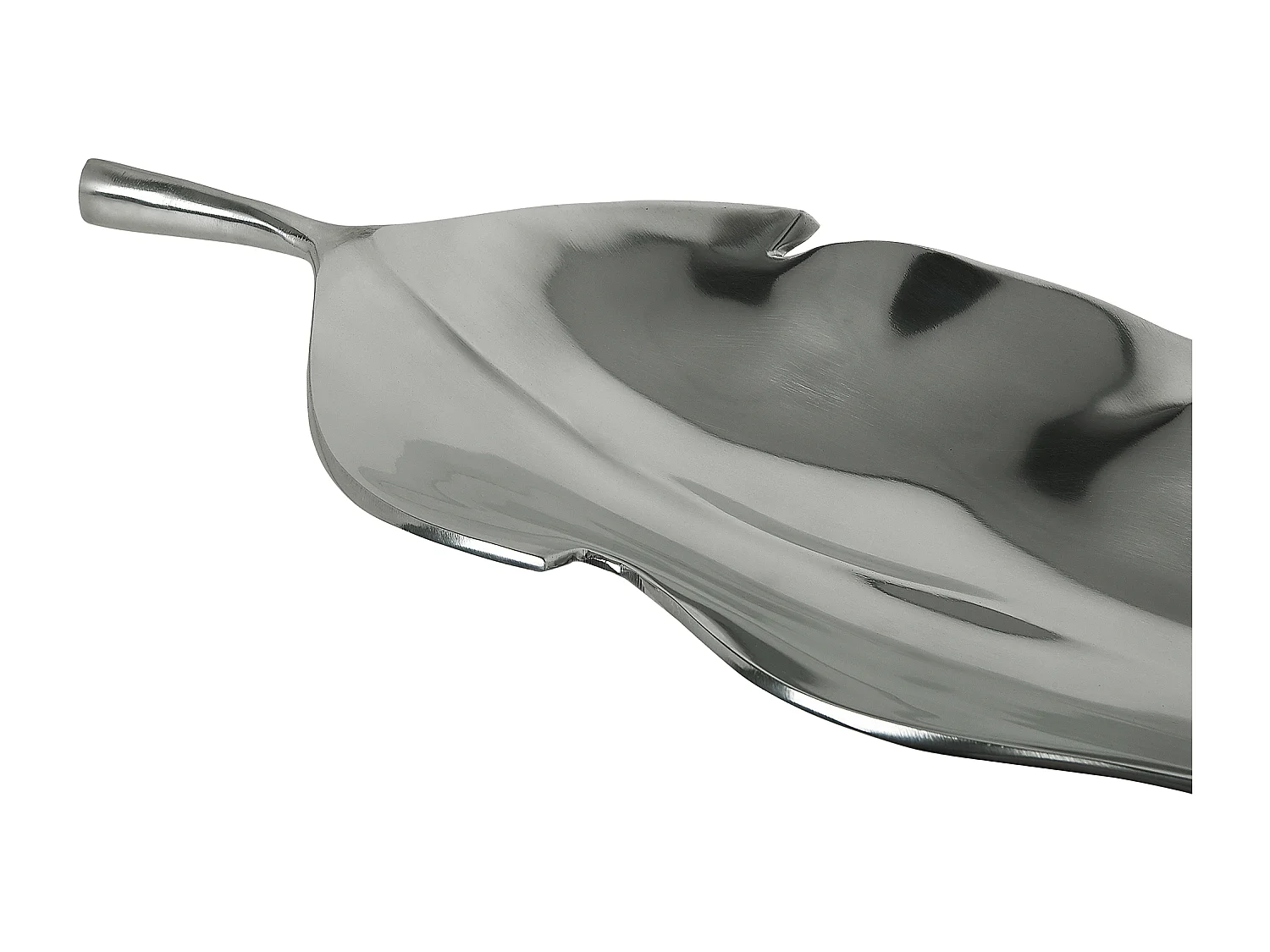 Bol décoratif Feuille AMRUS Métal Argenté