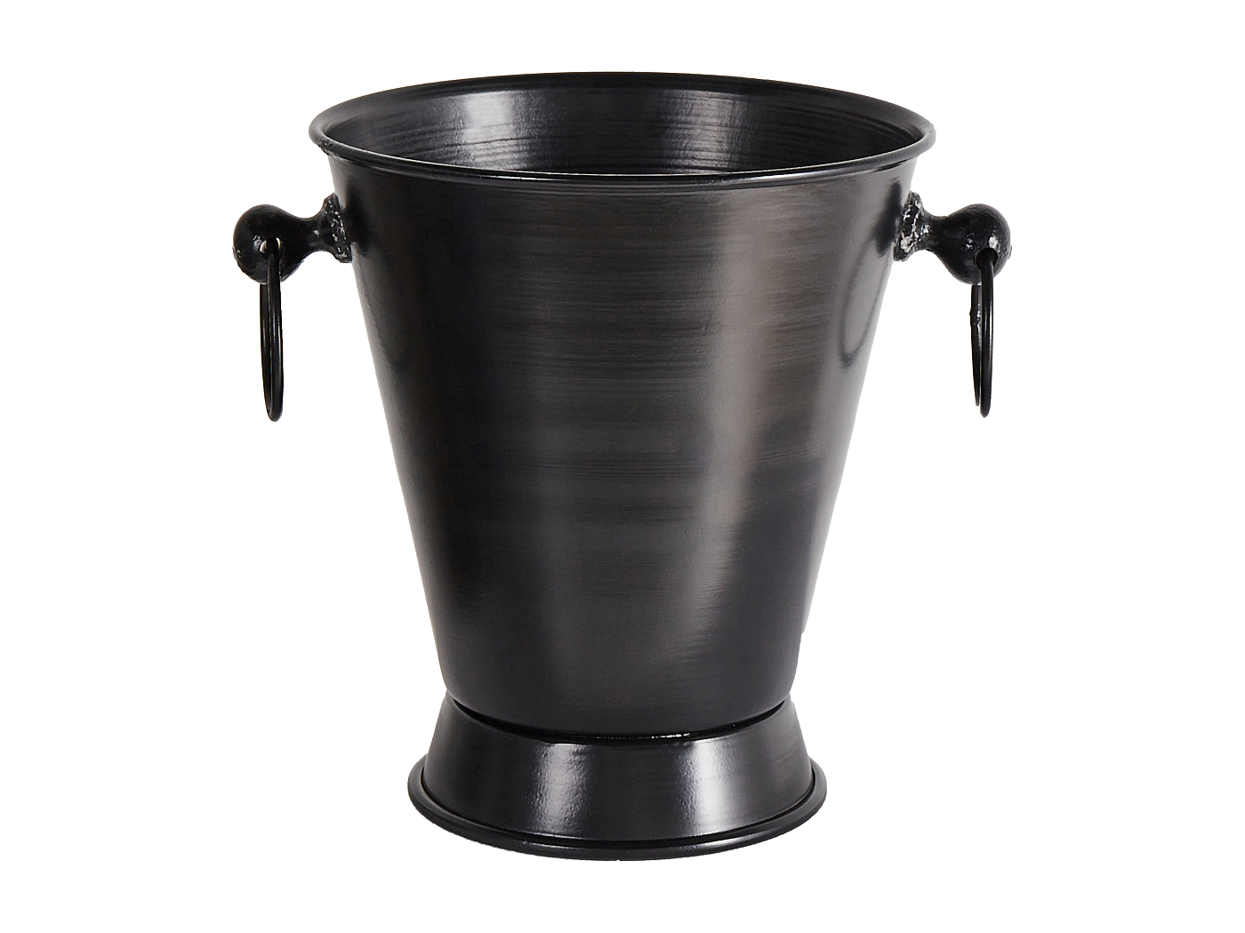 Seau à Glaçons En Métal Argenté - Style Classique Pour Apéro, état D'occasion