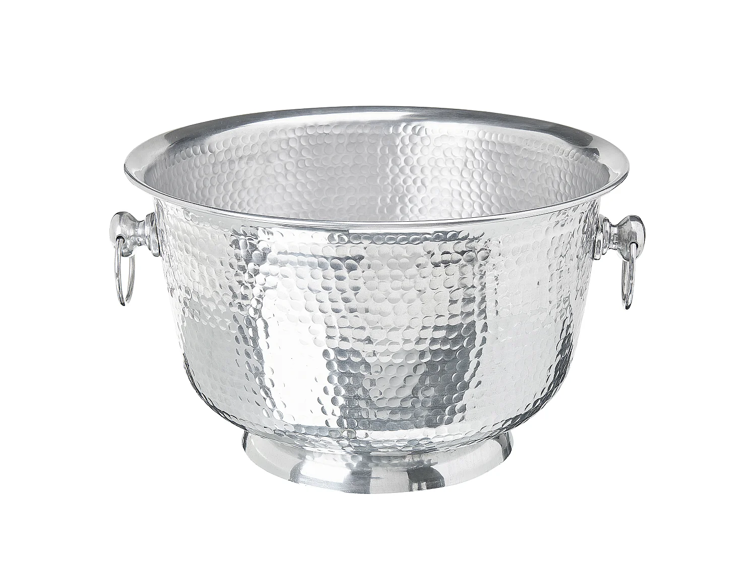 Decorative Bowl POMPEII Metal Silver