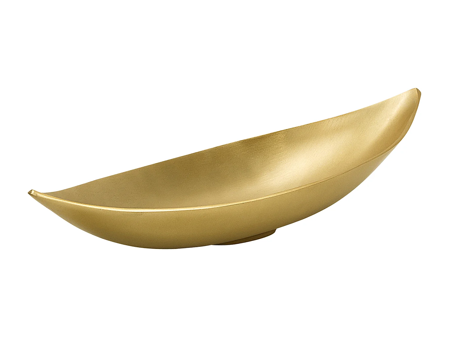 Dekoschale Aluminium gold oval 55 cm ISNIT