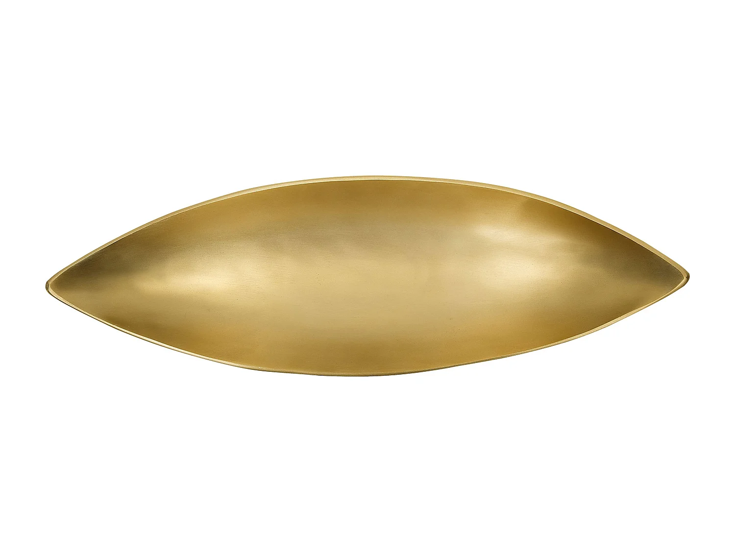 Dekoschale Aluminium gold oval 55 cm ISNIT