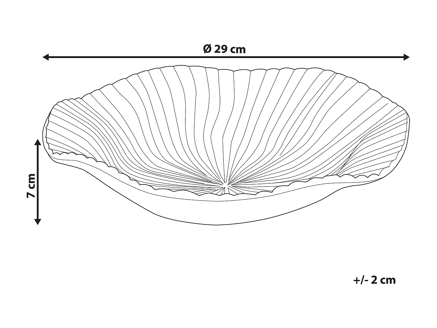Bol décoratif HATRA Métal Doré