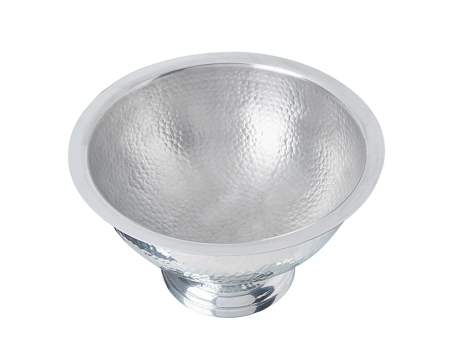 Champagner Kühler gepresste Metallschale silber ⌀ 36 cm Tiwanaku