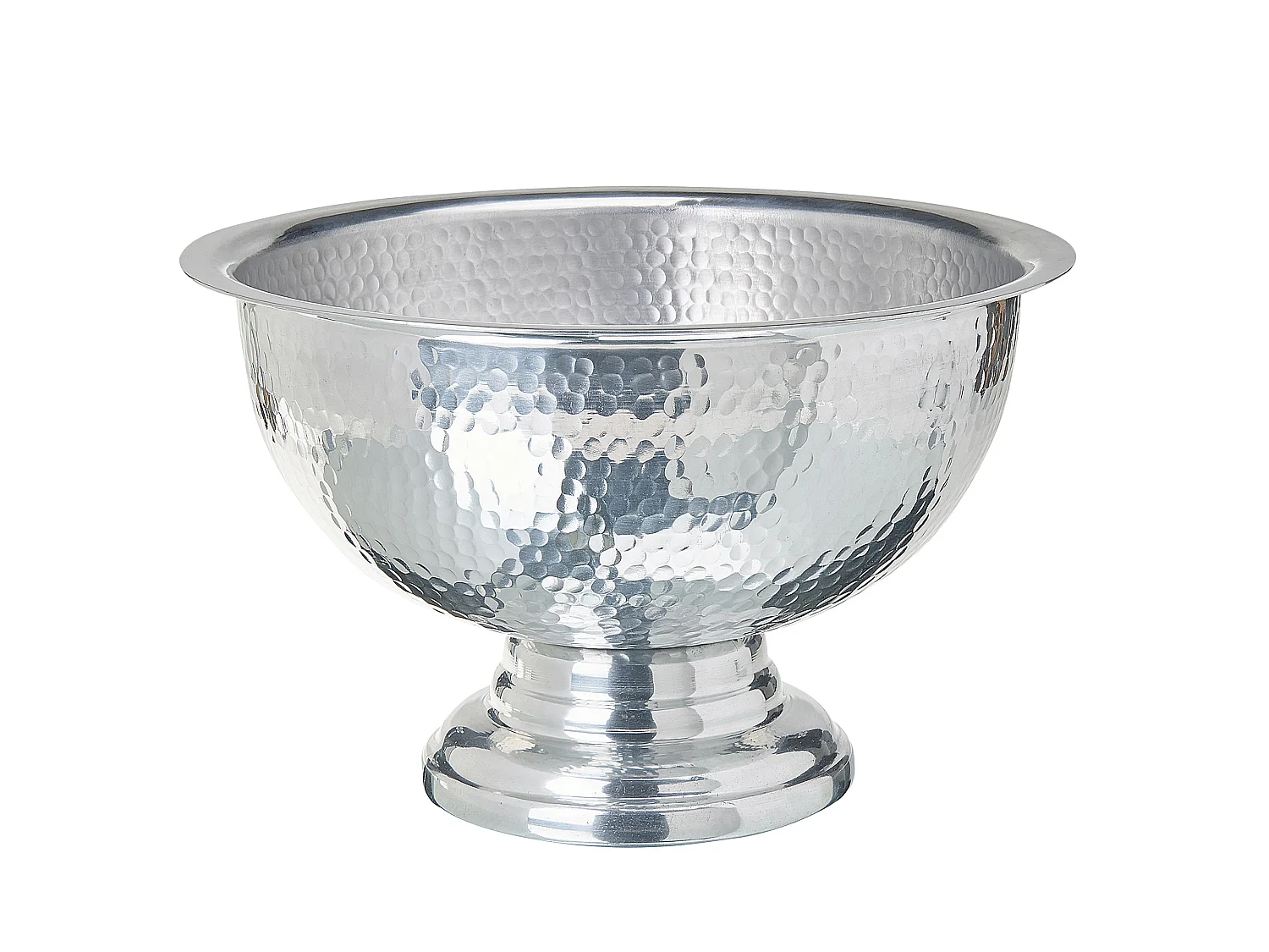 Cuenco decorativo TIWANAKU Metal Plateado