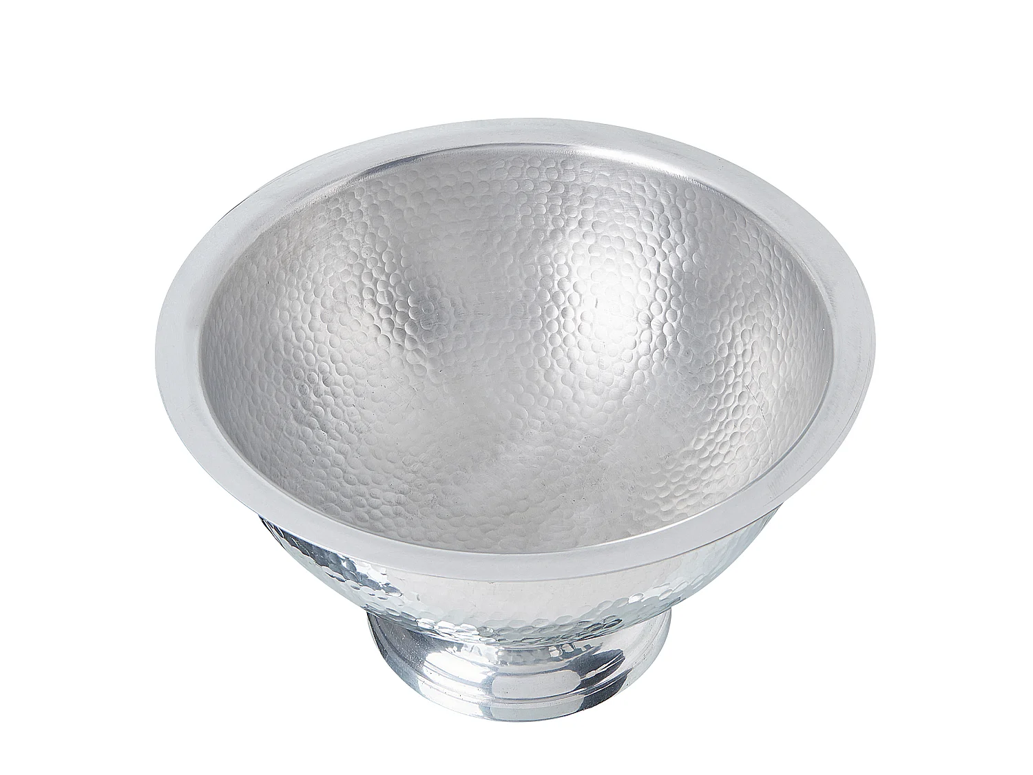 Cuenco decorativo TIWANAKU Metal Plateado