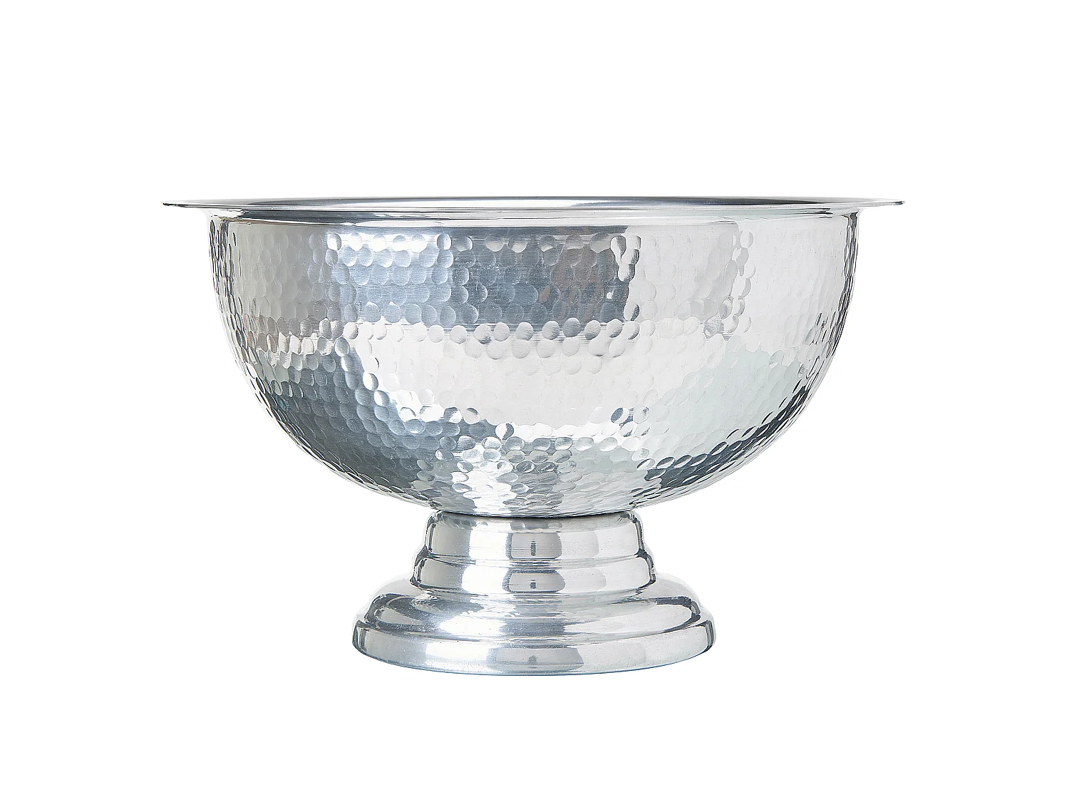 Cuenco decorativo TIWANAKU Metal Plateado