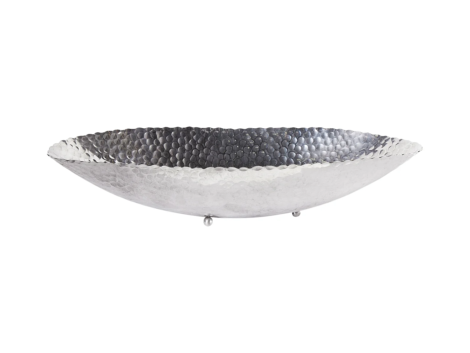 Cuenco decorativo IBRASH Metal Plateado