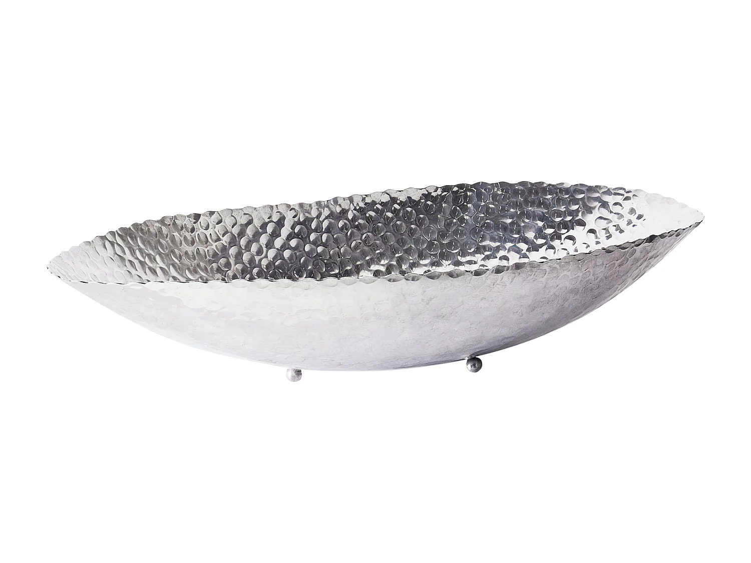 Cuenco decorativo IBRASH Metal Plateado