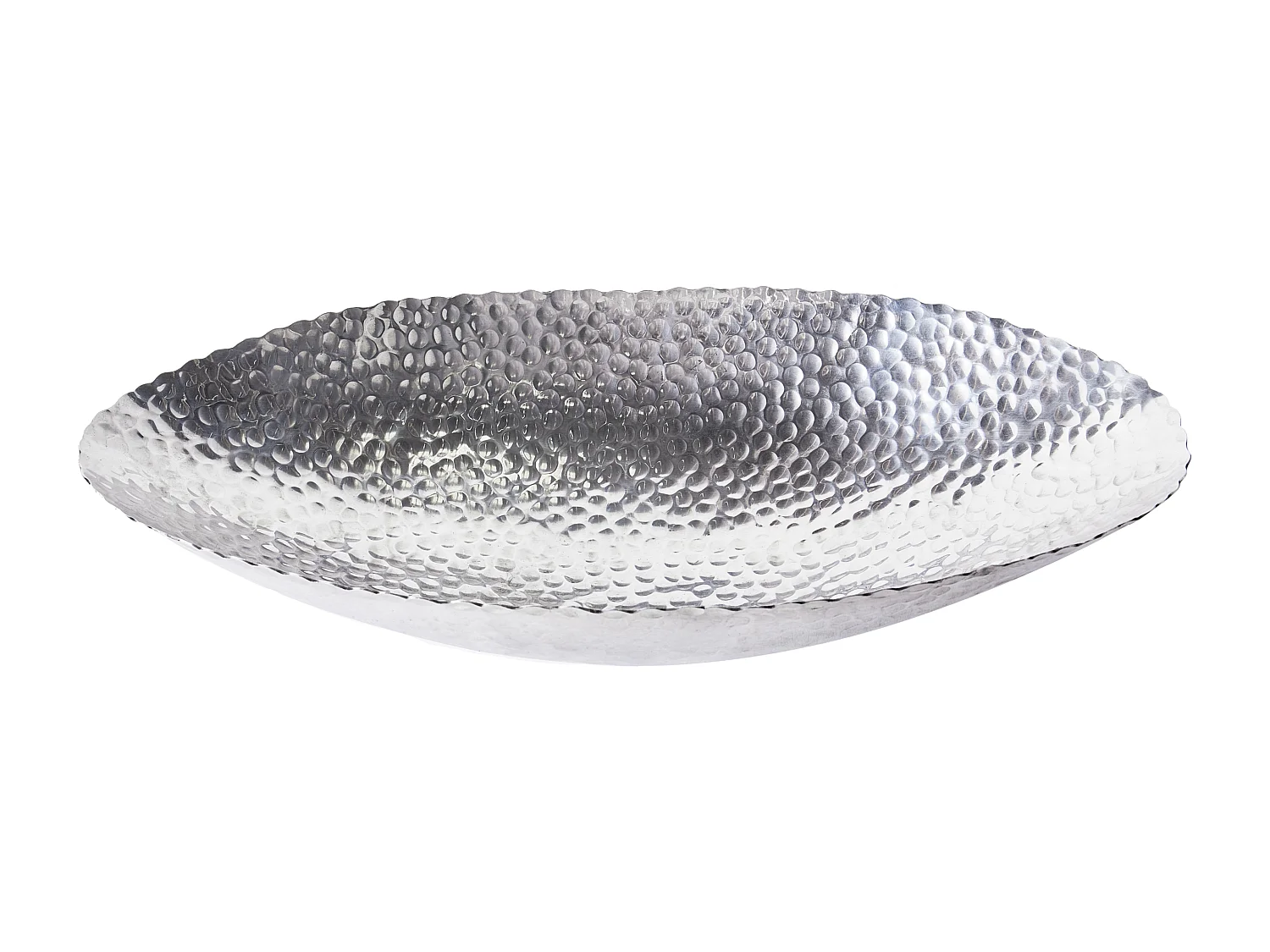 Cuenco decorativo IBRASH Metal Plateado