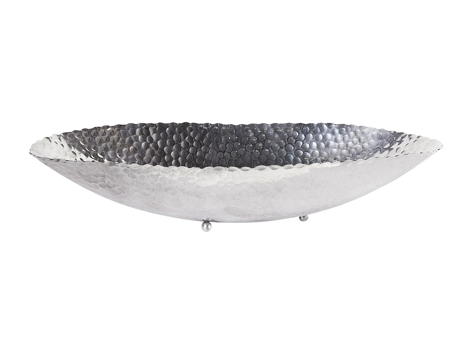 Cuenco decorativo IBRASH Metal Plateado