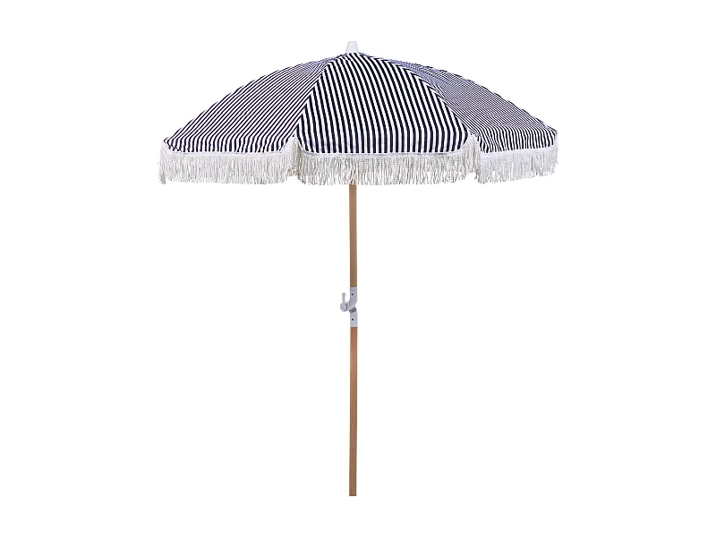 Parasol zwart/wit ⌀ 150 cm MONDELLO