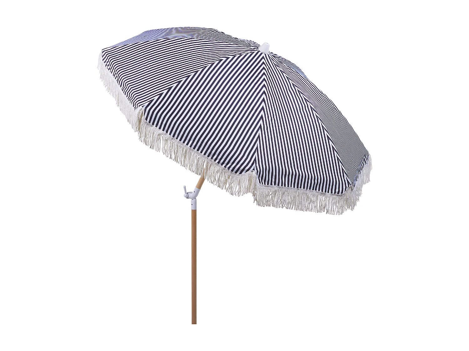 Ombrellone da giardino 150 cm MONDELLO Nero/ Bianco