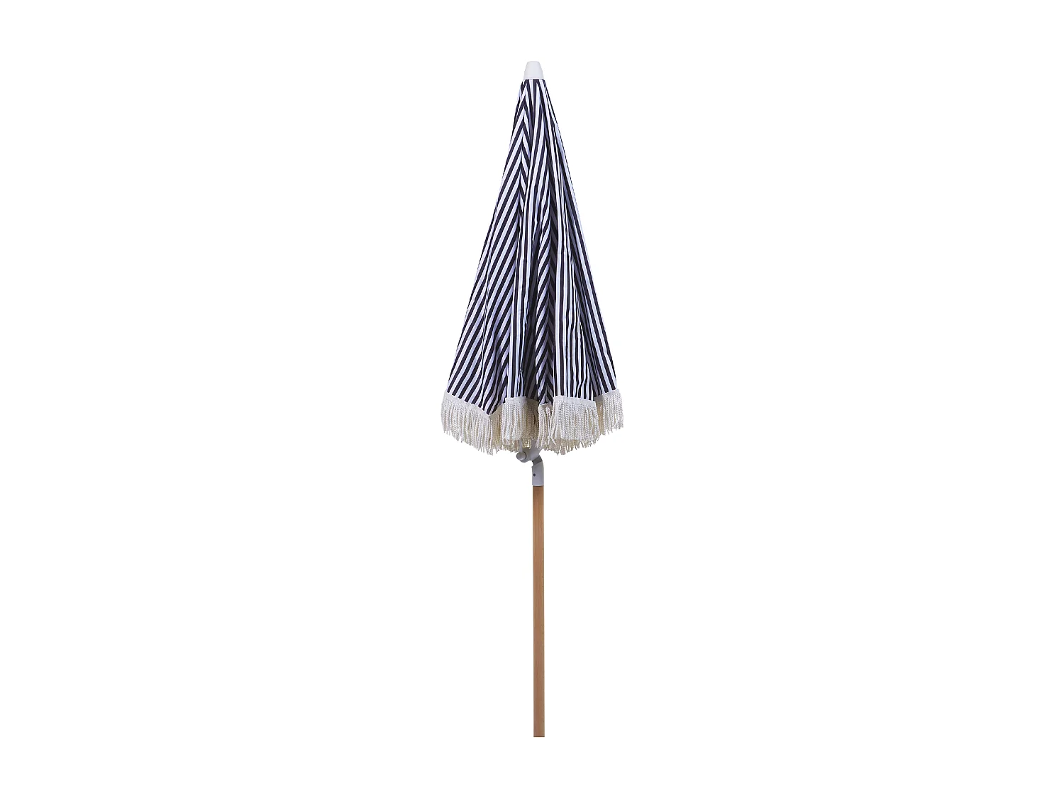 Parasol ogrodowy 150 cm MONDELLO Czarny/ biały