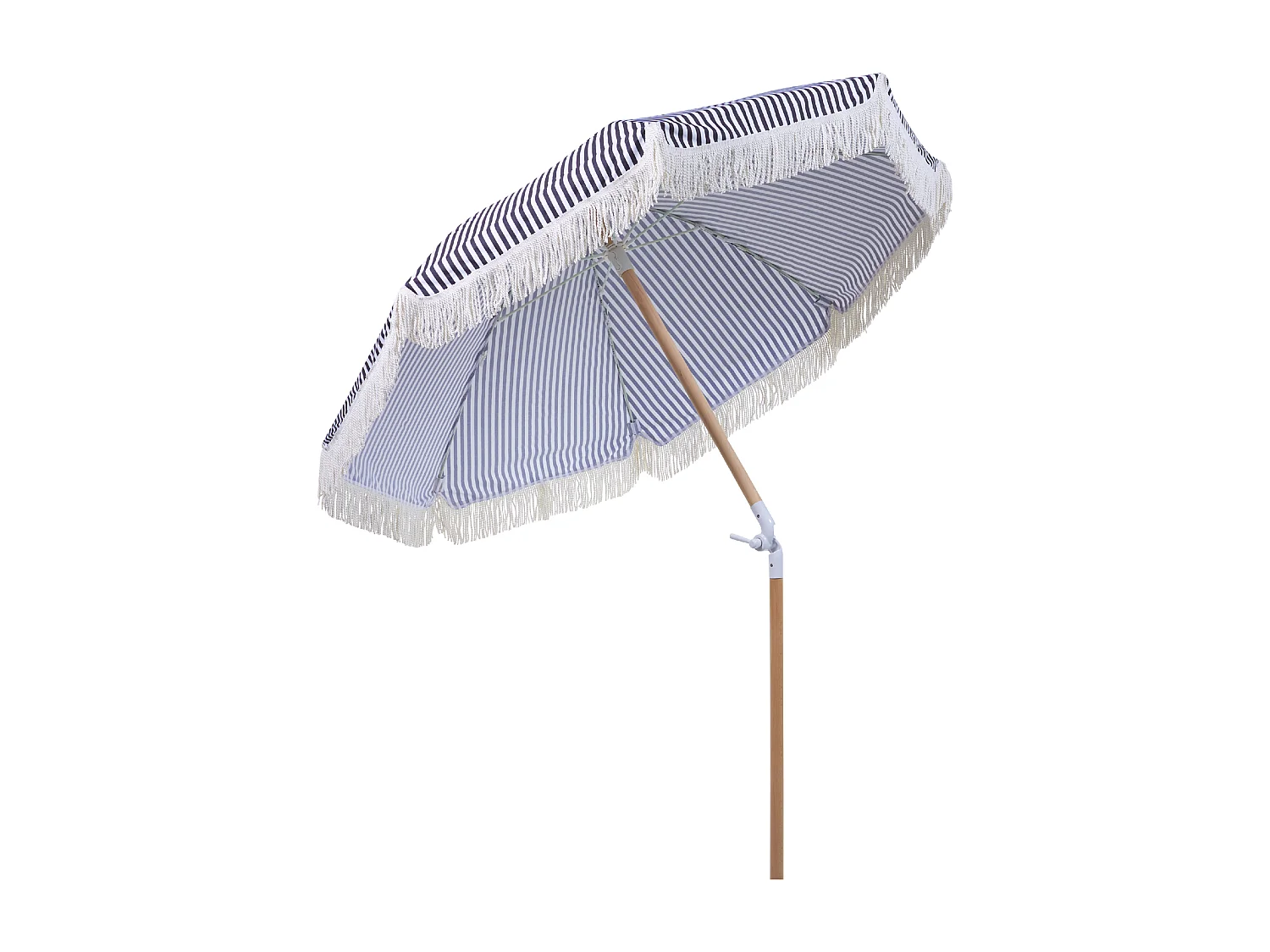 Parasol ogrodowy 150 cm MONDELLO Czarny/ biały