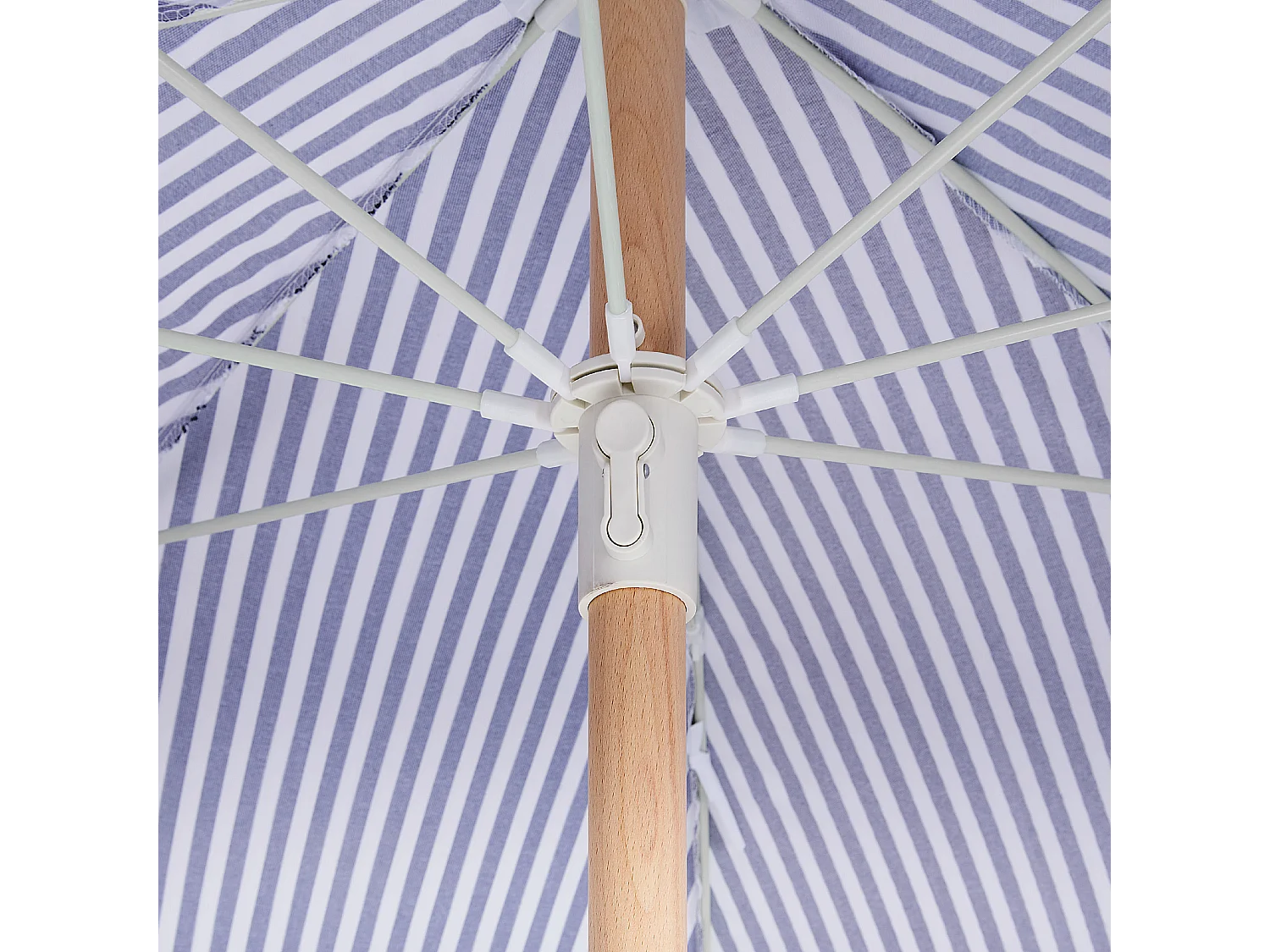 Parasol ogrodowy 150 cm MONDELLO Czarny/ biały