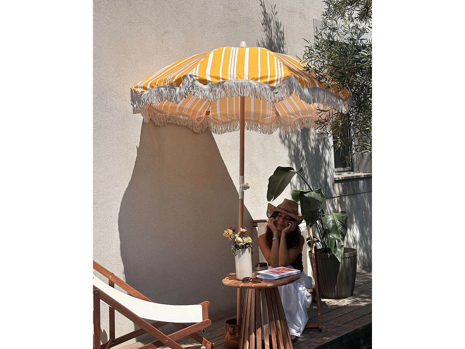 Sonnenschirm 150 cm MONDELLO Gelb