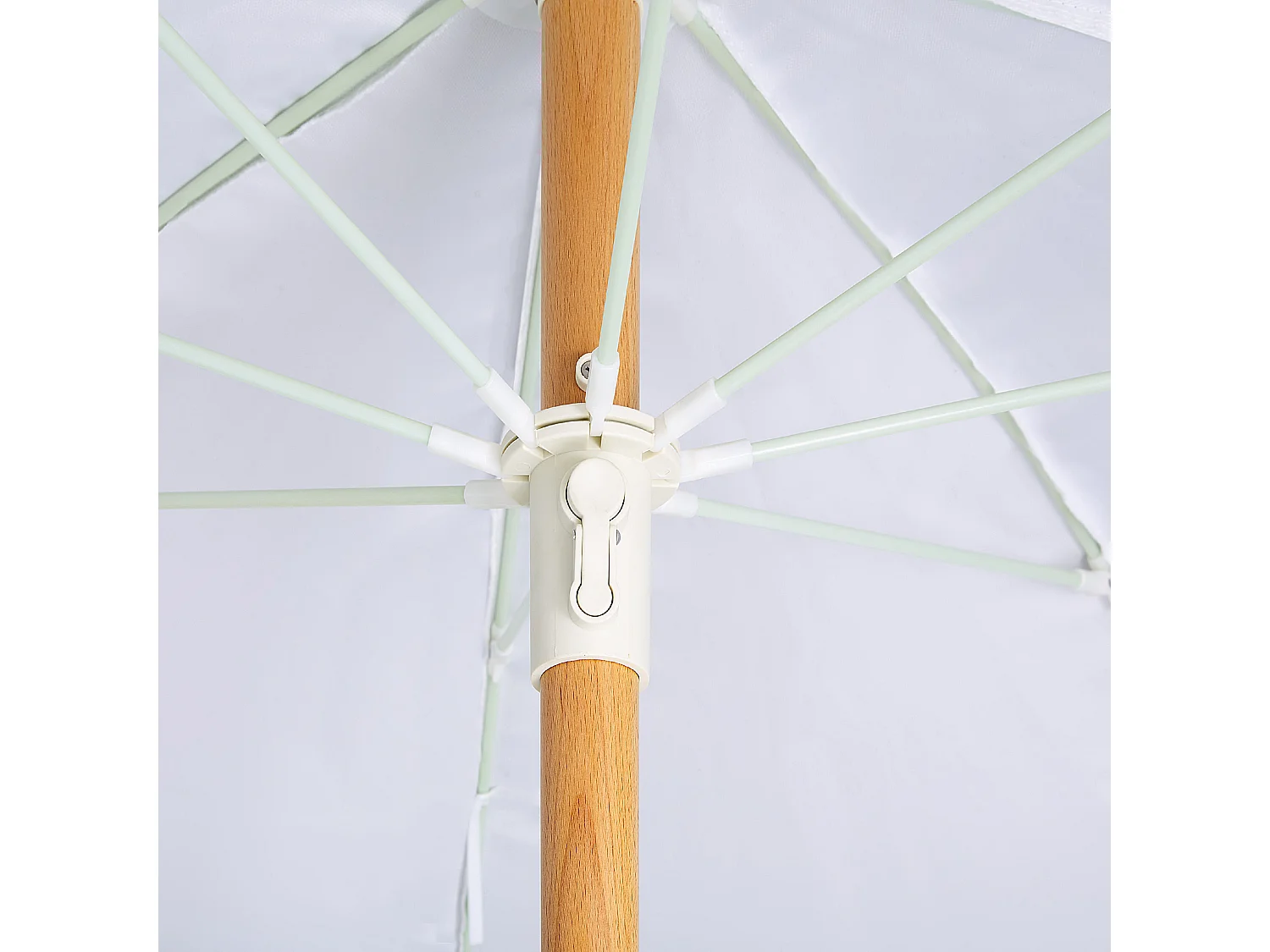 Parasol de jardin 150 cm MONDELLO Blanc