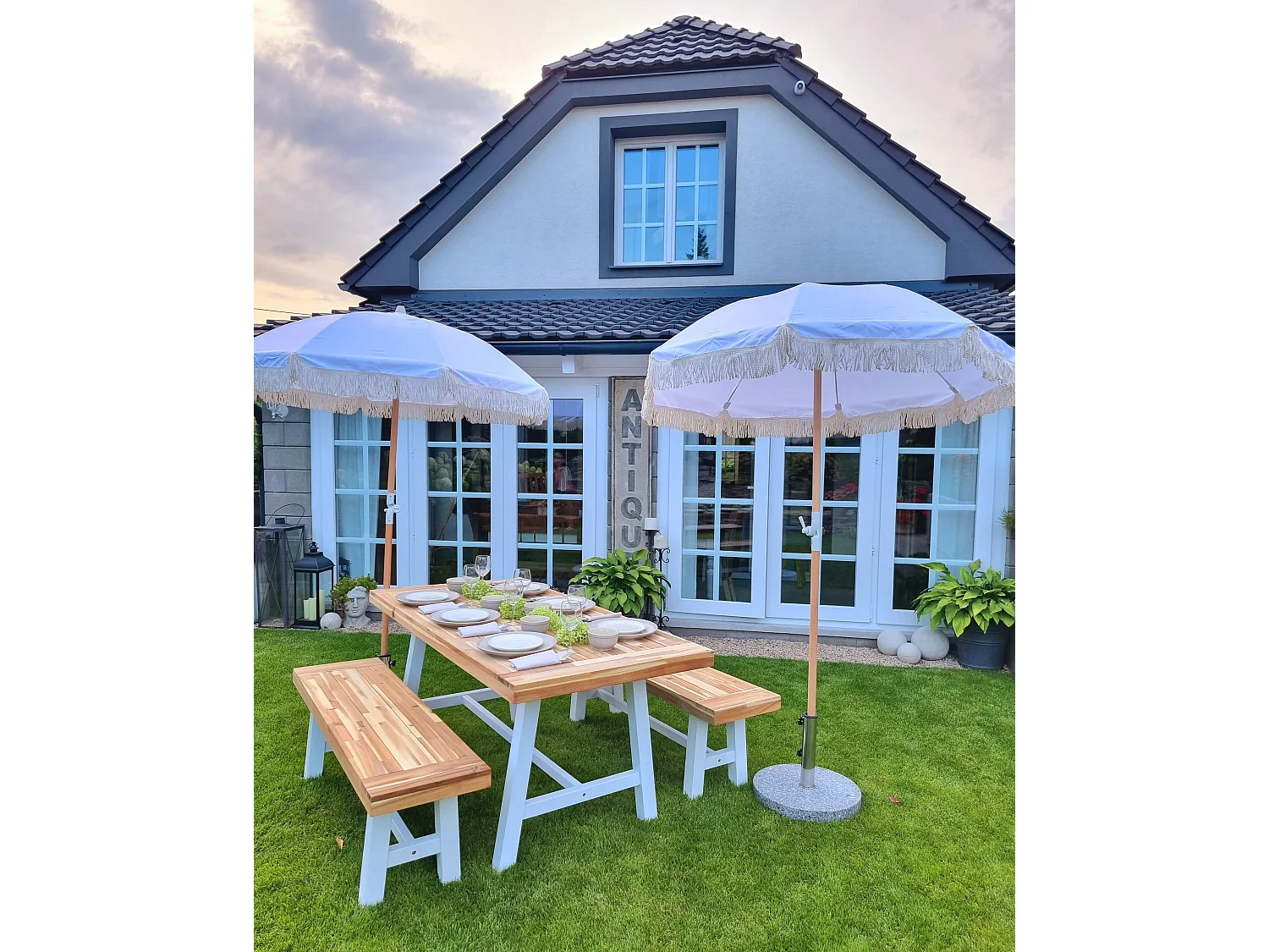 Parasol 150 cm MONDELLO Wit