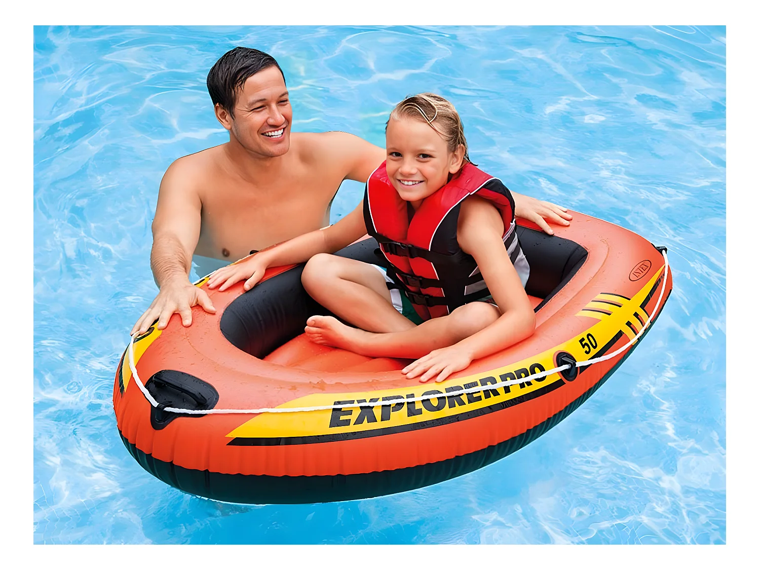 Bateau gonflable enfant Explorer Pro 50 1 place - Intex