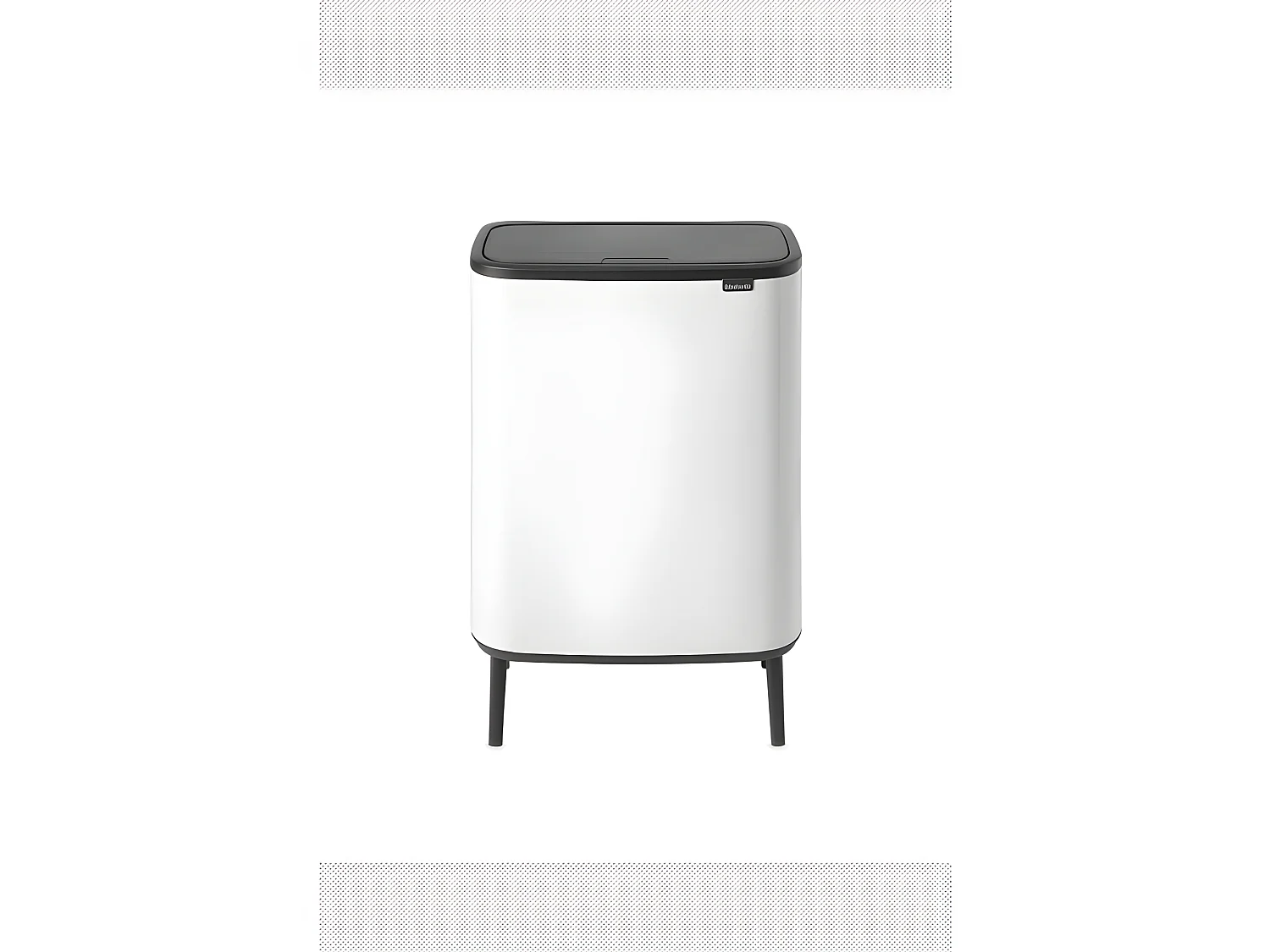 Touch Bin sur pied 2x30 l blanc Code O