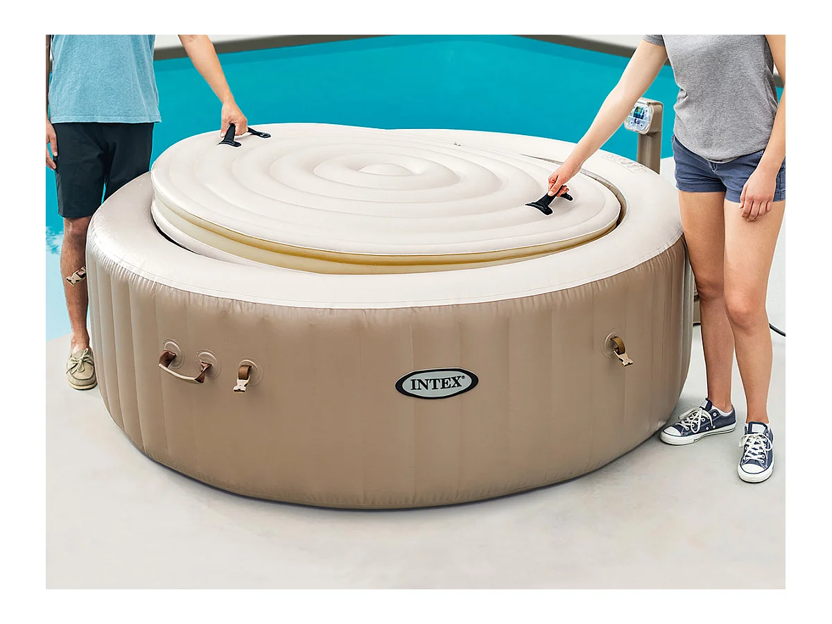 Couverture thermique pour spa gonflable PureSpa rond 4 places - Intex