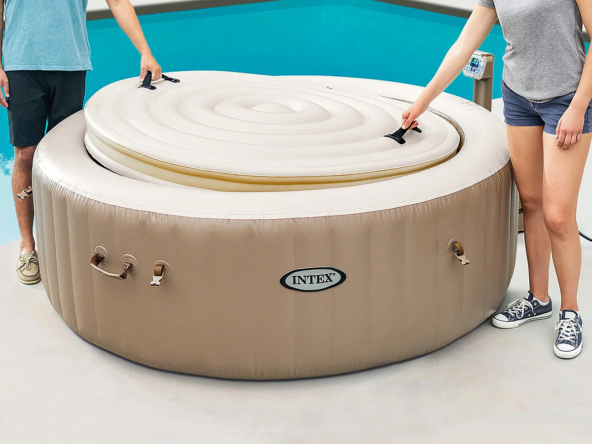 Couverture thermique pour spa gonflable PureSpa rond 4 places - Intex