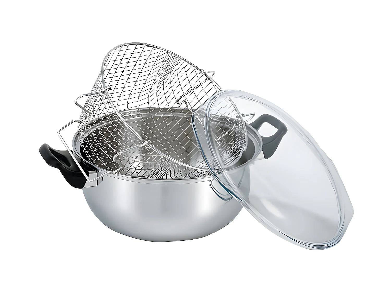 Friteuse 26 cm en inox