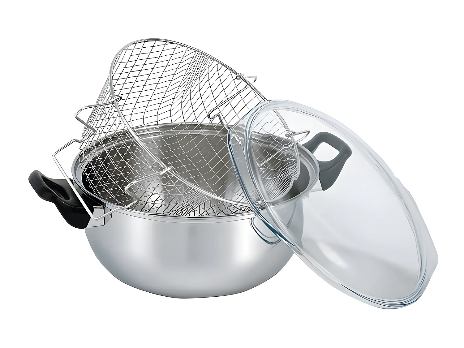 Friteuse 26 cm en inox