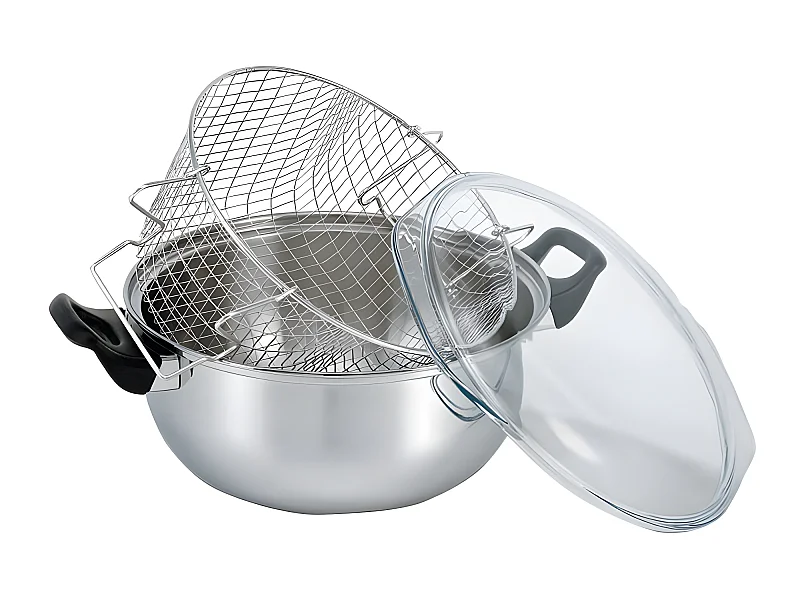 Friteuse 26 cm en inox