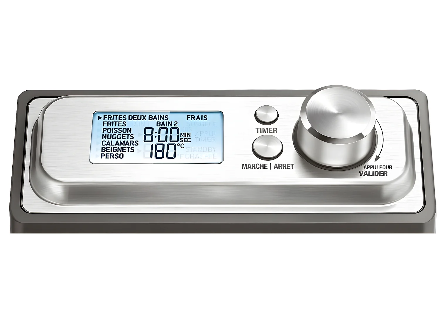 Friteuse digitale en inox