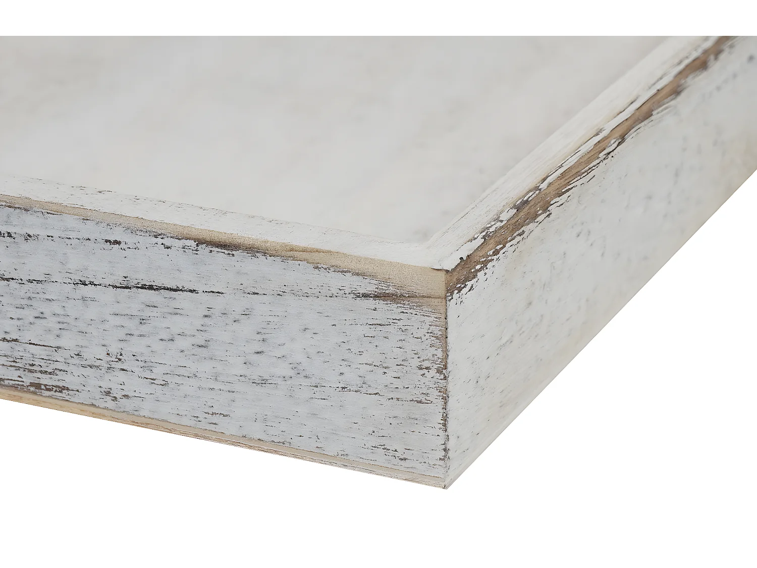 Lot de 2 plateaux bois blanche 42 x 27 x 4 cm 04_0002972