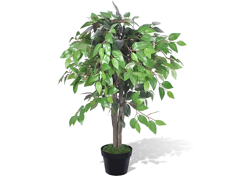 Palmier artificiel plastique avec 17.8 x 17.8 x 90 cm DEC021891