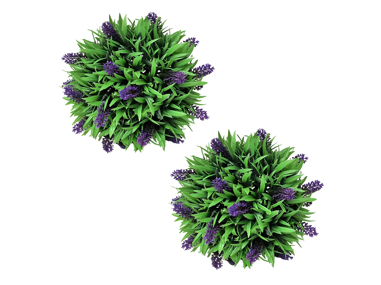 Lot de 2 boules 28 x 28 x 28 cm DEC022065