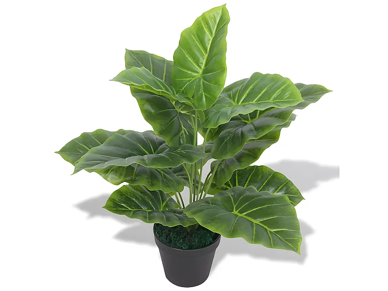 Plante taro artificielle avec 8.5 x 12.5 x 45 cm DEC021912