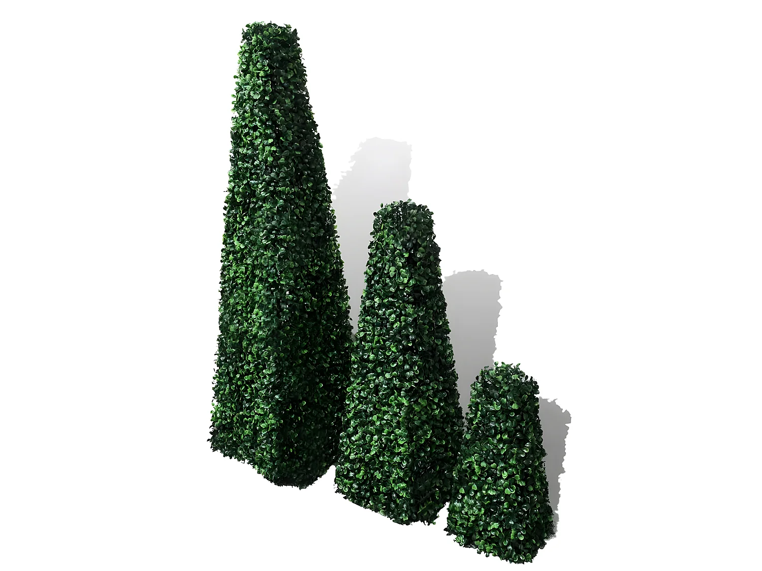 Lotde 3 buis formés 30 x 30 x 100 cm DEC022064