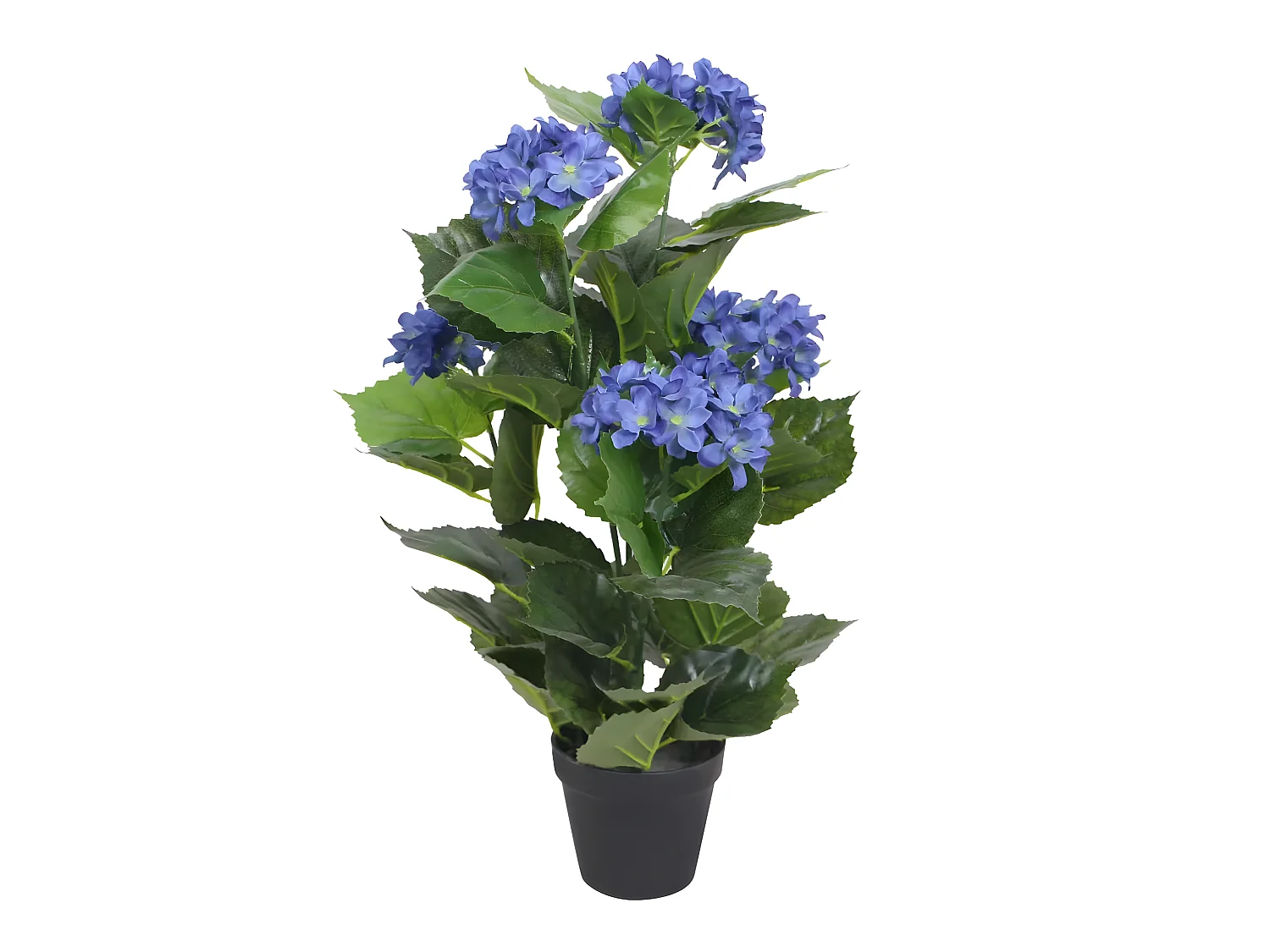 Plante hortensia artificielle avec bleue 8.5 x 12.5 x 60 cm DEC021920