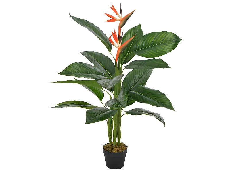 Plante fleur artificielle strelitzia 100 x 100 x 100 cm DEC022042