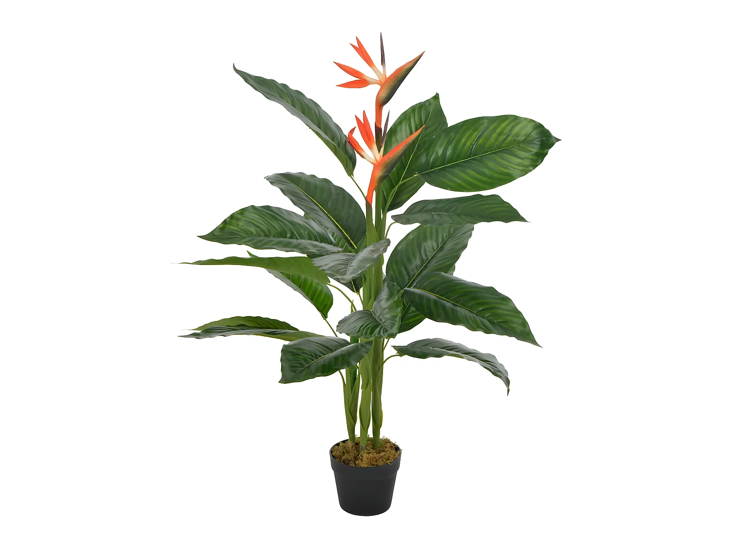 Plante fleur artificielle strelitzia 100 x 100 x 100 cm DEC022042