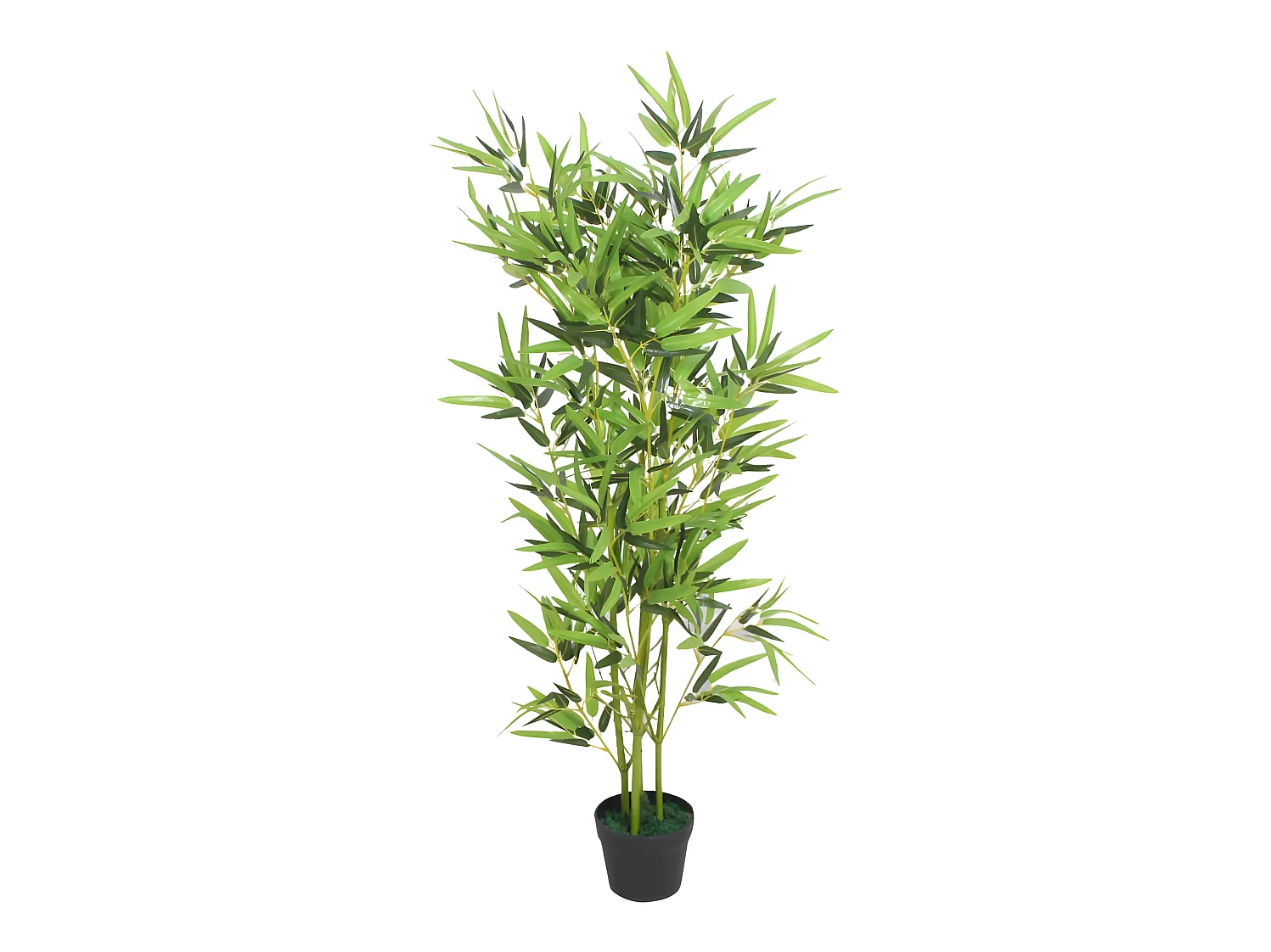 Plante artificielle avec pot bambou marron 11.5 x 16 x 120 cm DEC021937