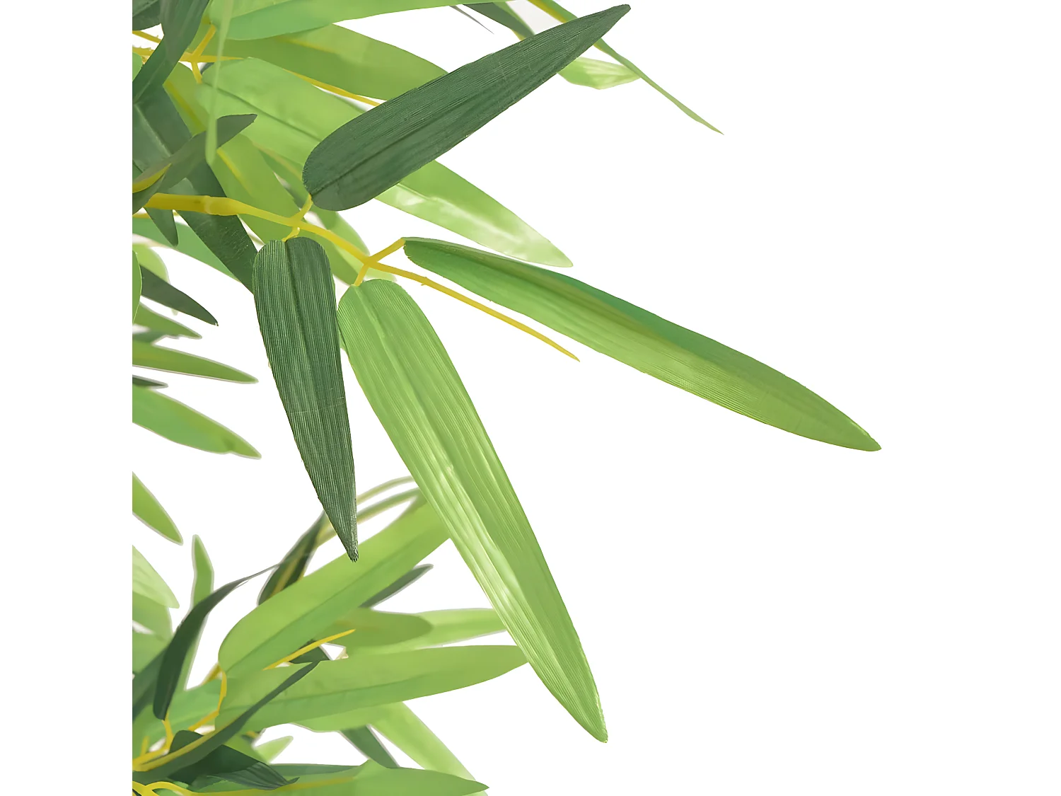 Plante artificielle avec pot bambou marron 11.5 x 16 x 120 cm DEC021937