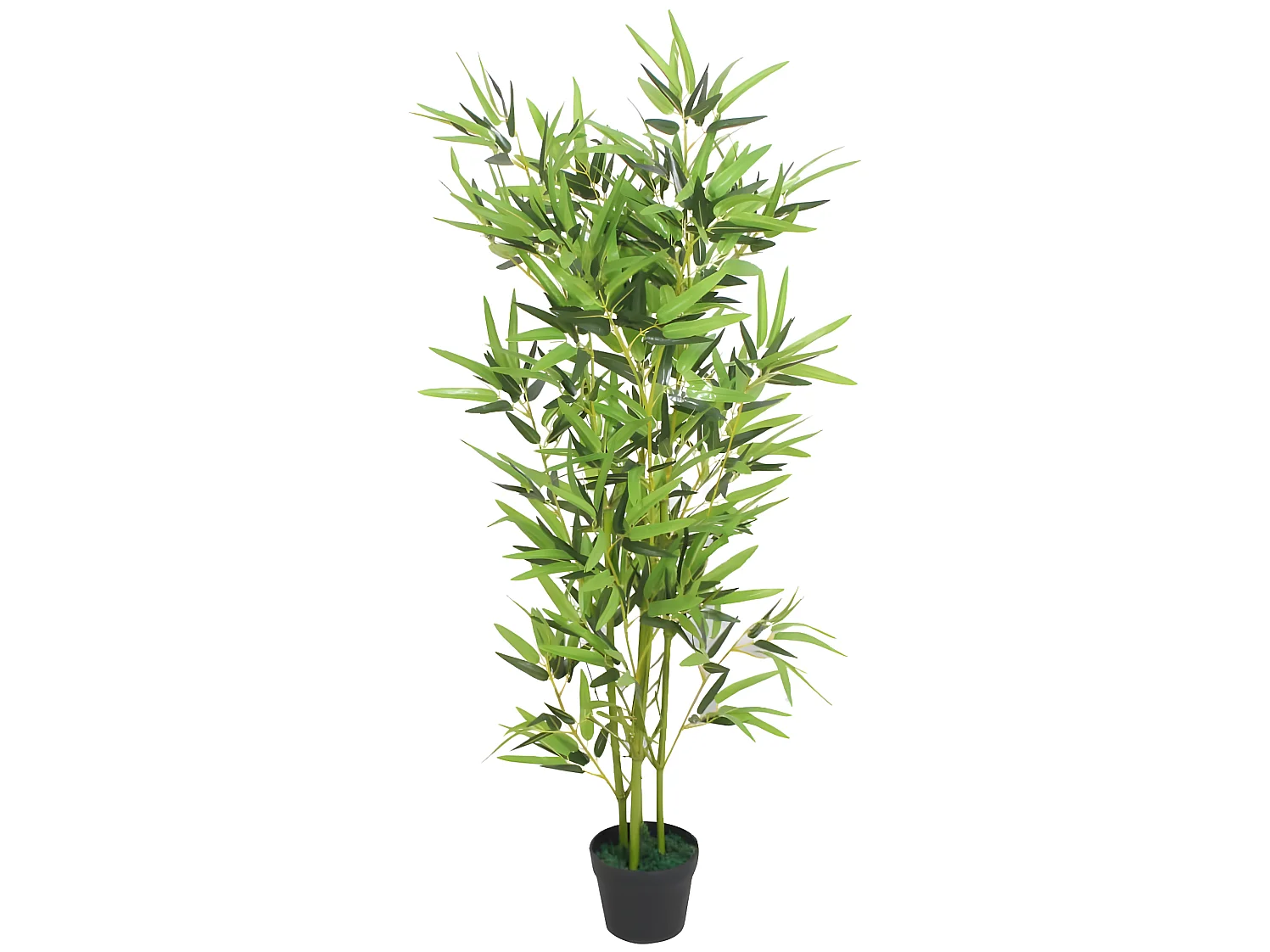 Plante artificielle avec pot bambou marron 11.5 x 16 x 120 cm DEC021937