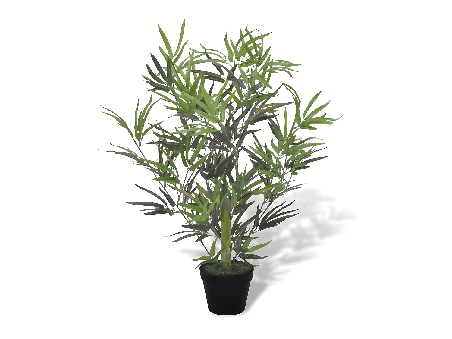 Bambou artificiel avec pot bambou marron 15.9 x 15.9 x 80 cm DEC021895