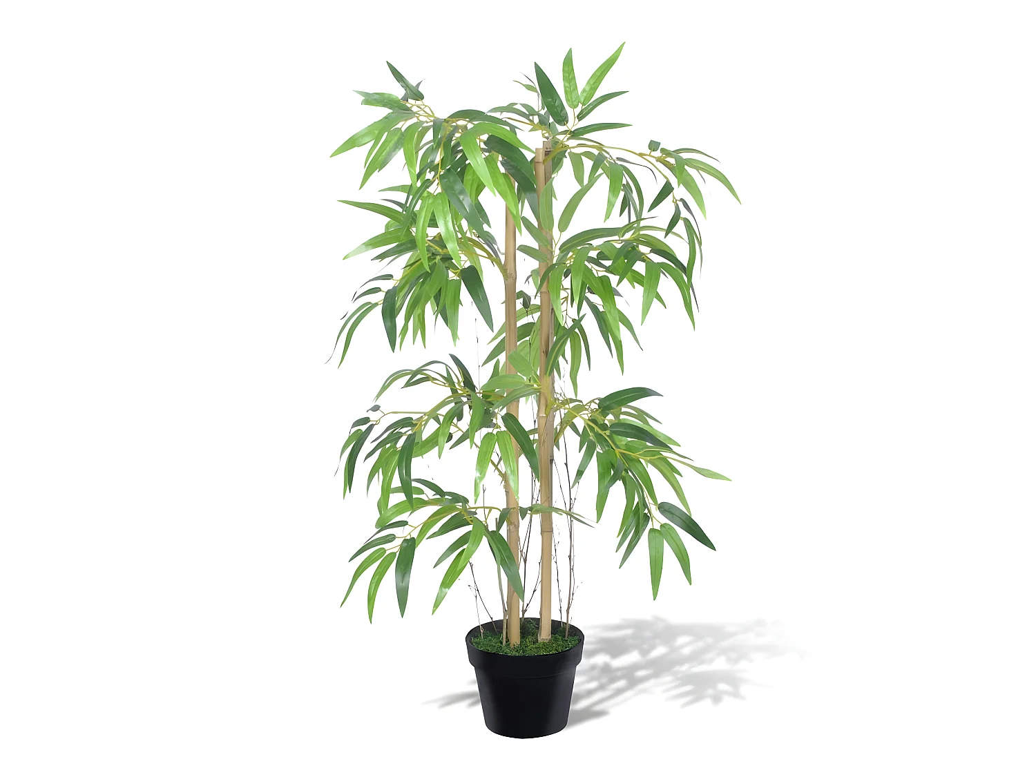 Plante artificielle avec pot bambou marron 17.8 x 17.8 x 90 cm DEC021894