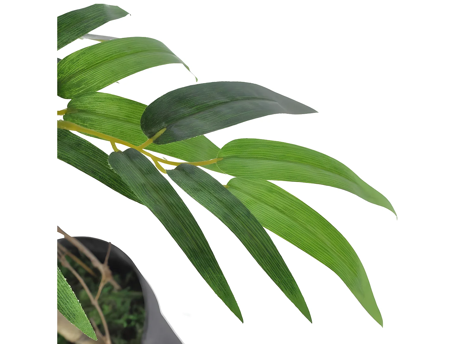 Plante artificielle avec pot bambou marron 17.8 x 17.8 x 90 cm DEC021894