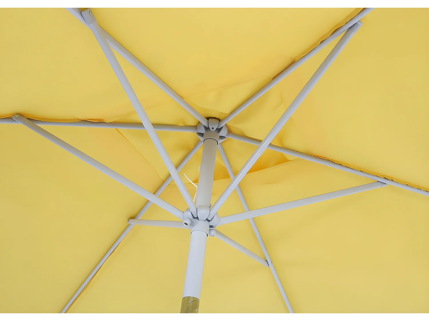 Parasol de jardin 2x3m aluminium jaune 192 x 295 x 256 cm 04_0003893