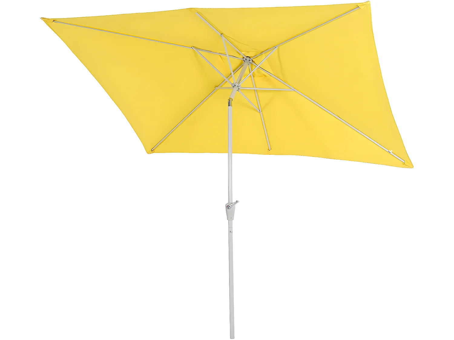 Parasol de jardin 2x3m aluminium jaune 192 x 295 x 256 cm 04_0003893