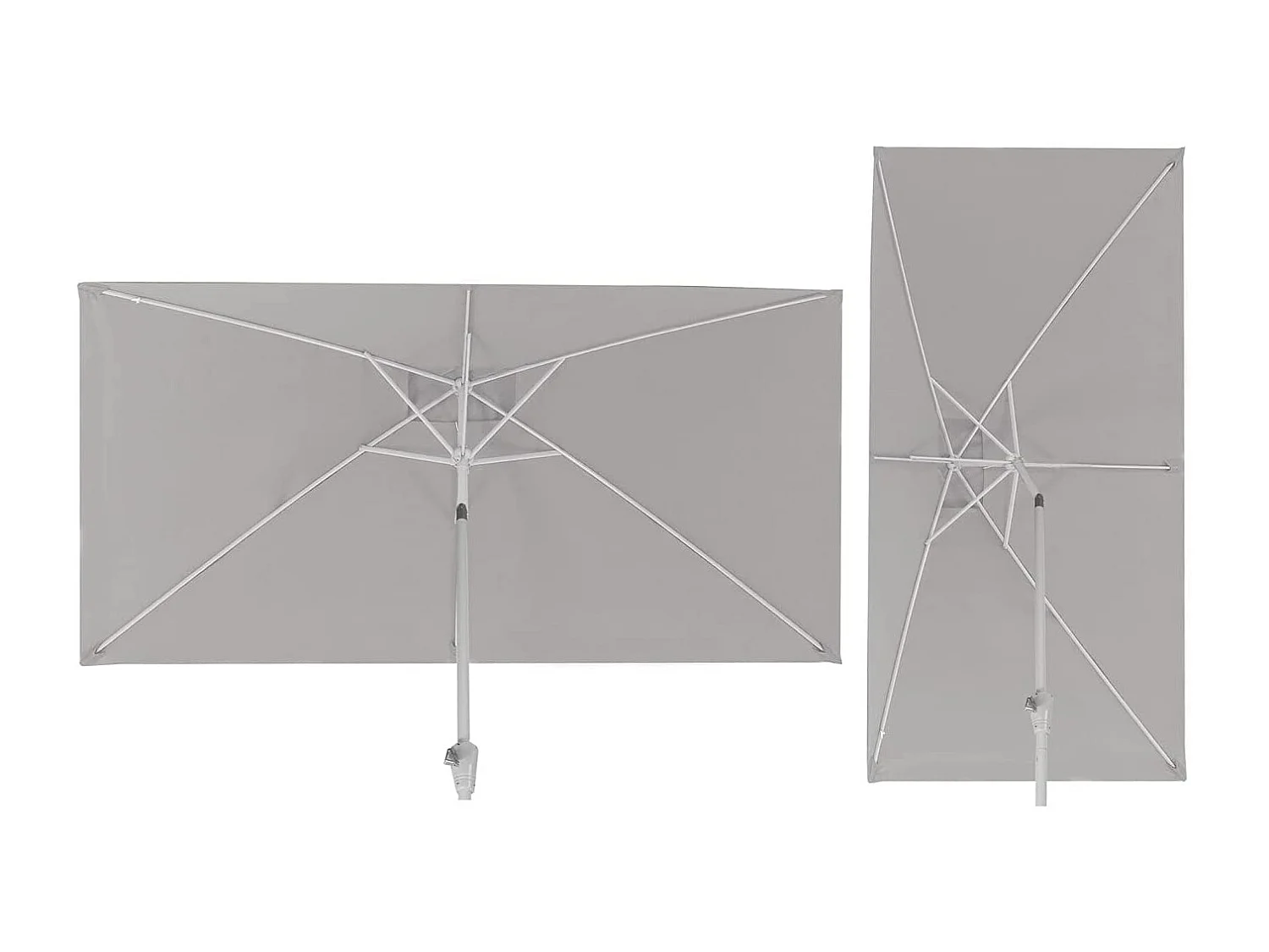Parasol de jardin 2x3m aluminium 192 x 295 x 256 cm 04_0003889