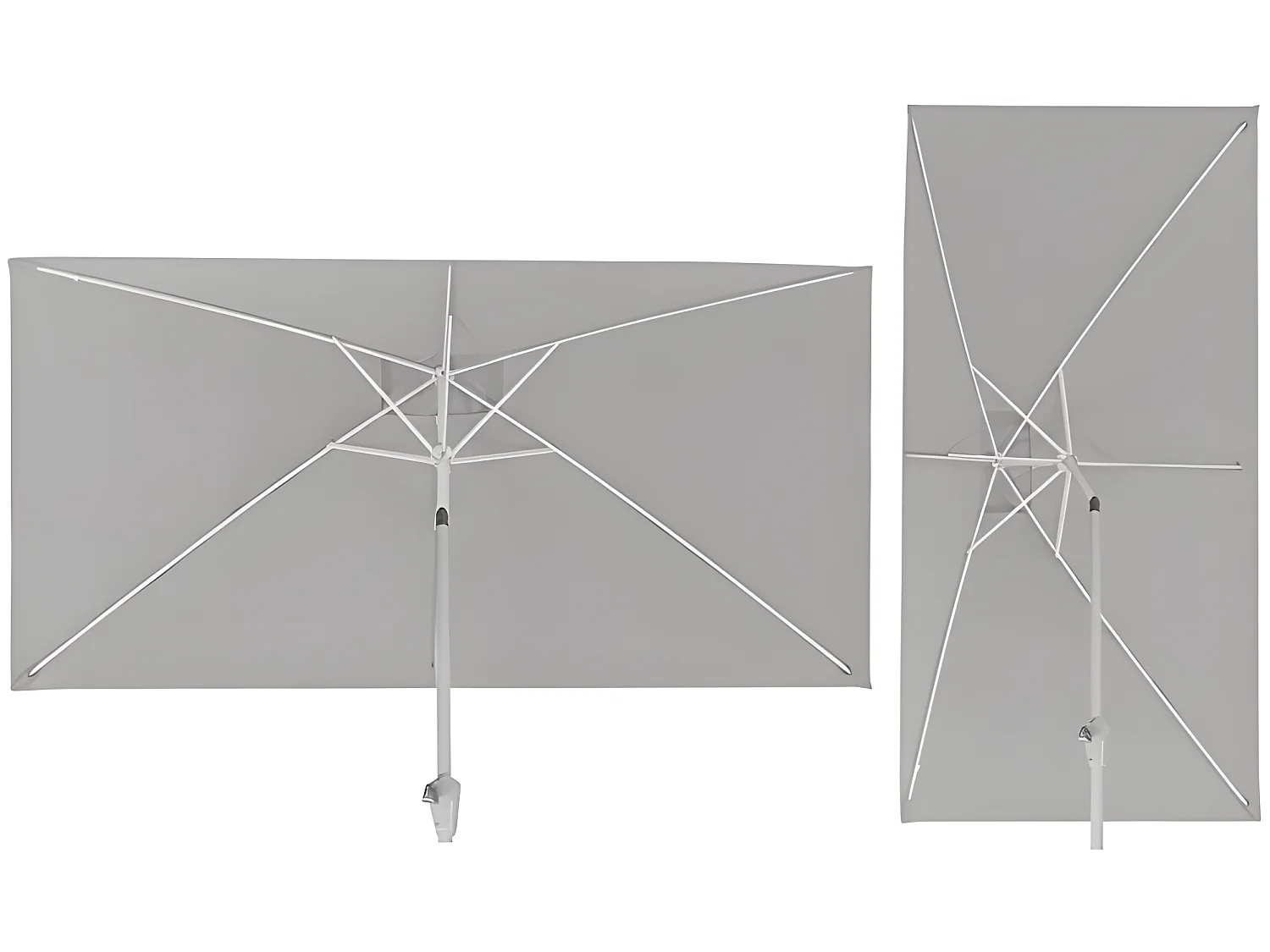 Parasol de jardin 2x3m aluminium 295 x 192 x 256 cm 04_0003895