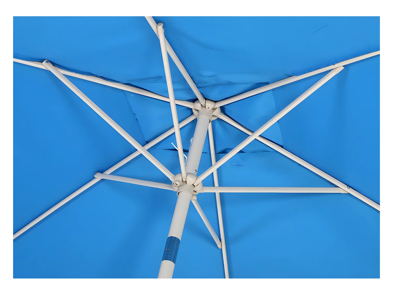 Parasol de jardin 2x3m aluminium bleue 192 x 192 x 256 cm 04_0003890